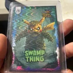 Swamp Thing (Pikachu) #132 - Wave Holo - Electric Pikachu Cosplay - Pokemon - Image 1