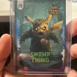 Swamp Thing (Pikachu) #132 - Wave Holo - Electric Pikachu Cosplay - Pokemon - Image 3