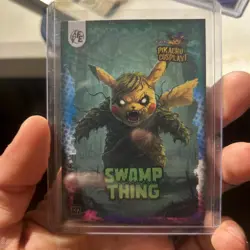 Swamp Thing (Pikachu) #132 - Wave Holo - Electric Pikachu Cosplay - Pokemon - Image 4