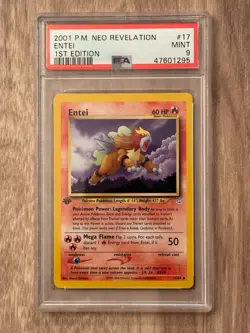 Pokemon Neo Revelation 1st Edition ENTEI 17/64 PSA 9 MINT # 47601295 - Image 3