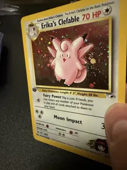 2000 Pokemon 1st Edition Gym Heroes Erika's Clefable | Pack Fresh - Image 5