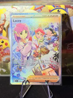Lacey 172/142 Full Art Trainer Pokemon SV07: Stellar Crown English Near Mint - Image 1