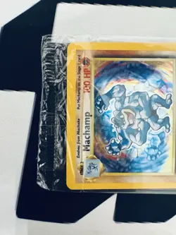 Pokemon TCG Machamp Holo Rare 8/102, 1st Edition Holo In Wrapper Factory Sealed - Image 3