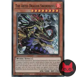 Yugioh The Abyss Dragon Swordsoul PHHY-EN005 Super Rare 1st Edition NM - Image 1