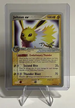 Pokemon TCG Jolteon ex 109/113 Delta Species 2007 World Championships Rare - MP - Image 1