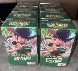 One Piece Card Game: Legacy Of The Master Double Pack Set 8 (10 Boxes) 30 Packs! - Image 1