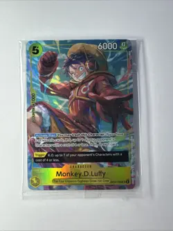 SEALED Monkey.D.Luffy (Illustration Box Vol.3) OP07-109 One Piece Promo - Image 1