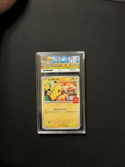 McDonald's Pikachu 020/M-p Ace 10 Gem Mint Graded Pokemon Card UK Seller - Image 1