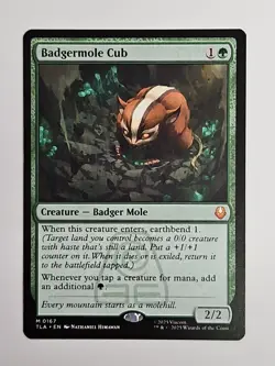 Badgermole Cub (Regular) #0167 MTG Avatar The Last Airbender Mythic - NM - Image 1