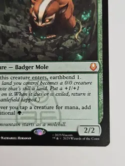 Badgermole Cub (Regular) #0167 MTG Avatar The Last Airbender Mythic - NM - Image 4