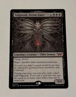 MTG Valgavoth, Terror Eater - Duskmourn: House of Horror LP - Image 1