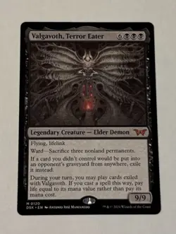MTG Valgavoth, Terror Eater - Duskmourn: House of Horror LP - Image 1