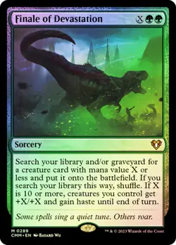 FOIL Finale of Devastation ~ Commander Masters [ NM ] [ Magic MTG ] - Image 1