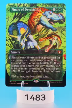 MTG Finale of Devastation (Borderless) Commander Masters Foil #700 - Image 1