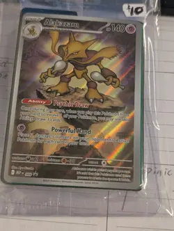 Pokemon Mega Evolution Alakazam ETB Promo SEALED #009 Elite Trainer Box - Image 1