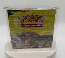 Lot (36) Pokemon SWSH Evolving Skies Booster Packs W/ Display Box & Acrylic Case - Image 1