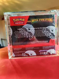 Mega Evolution Booster Box & Acrylic Display Case New Sealed Pokemon TCG - Image 2