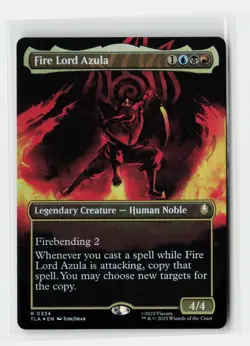 Fire Lord Azula Avatar FOIL Borderless Magic The Gathering MTG Card - Image 1