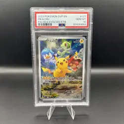 Pikachu 2023 Pokemon SVP Paldea Evolved ETB PROMO #027 PSA 10 GEM MINT - Image 1