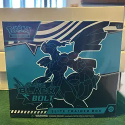NEW Sealed Pokemon TCG Scarlet and Violet Black Bolt ETB Elite Trainer Box - Image 1