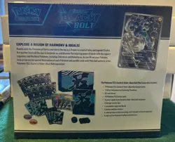 NEW Sealed Pokemon TCG Scarlet and Violet Black Bolt ETB Elite Trainer Box - Image 3