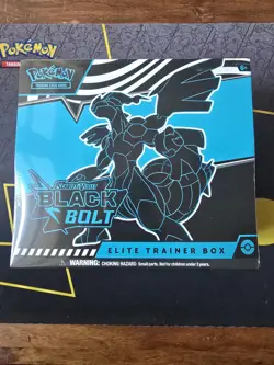 Black Bolt Elite Trainer Box Brand New and Sealed Pokemon TCG ETB - Image 1