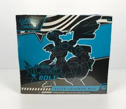 NEW Sealed Pokemon TCG Scarlet and Violet Black Bolt ETB Elite Trainer Box - Image 1