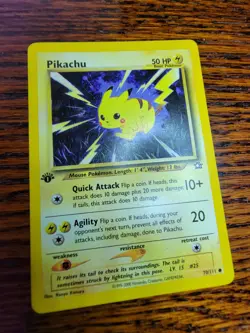 MP Pikachu 70/111 1st edition Neo Genesis Set Rare Vintage Pokemon Card - Image 2