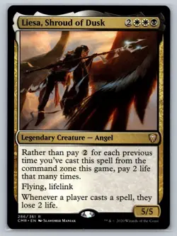 MTG Commander Legends #286 Liesa, Shroud of Dusk Rare Legendary Creature - Image 1