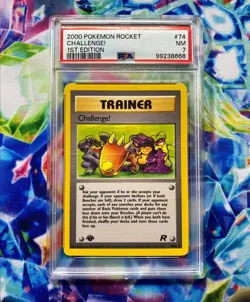 Challenge! [1st Edition] - (74/82) Team Rocket - Graded PSA 7 - Pokemon Card - Image 1