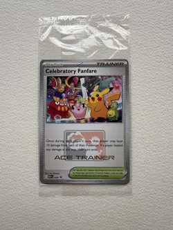 Pokemon Celebratory Fanfare 2025 (Ace Trainer) Card - Image 1