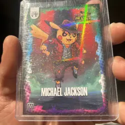 Michael Jackson (Pikachu) #177 - Galaxy Holo - Electric Pikachu Cosplay Pokemon - Image 2