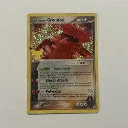 Team Magma’s Groudon 9/95 Celebrations Pokemon TCG Card - Image 1
