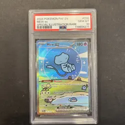 Pokemon 2024 Shiny bubble Mew ex 232/091 SIR Paldean Fates GEM MINT PSA 10 - Image 1