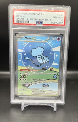 Pokemon 2024 Shiny bubble Mew ex 232/091 SIR Paldean Fates GEM MINT PSA 10 - Image 1