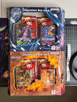 One Piece TCG Illustration Box Bundle Vol 5. & Vol 6. Brand New Sealed English - Image 1