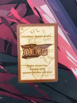 2000 one piece hyper battle card shanks and mihawk - Image 2