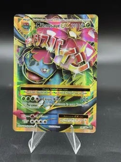 M Mega Venusaur EX 100/108 XY Evolutions Mega Full Art Ultra Rare POKEMON TCG LP - Image 1