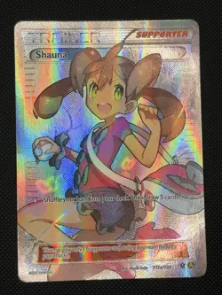 Pokemon TCG Shauna 111a/124 Full Art Trainer Holo Ultra Rare XY Promo - Image 1