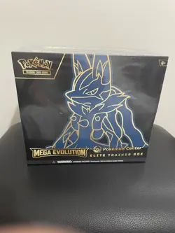 Pokemon TCG Mega Evolution Lucario Pokemon Center ETB - Image 1