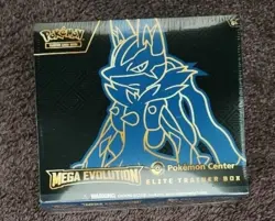 Pokemon TCG Mega Evolution Pokemon Center ETB Mega Lucario(SEALED) - Image 1