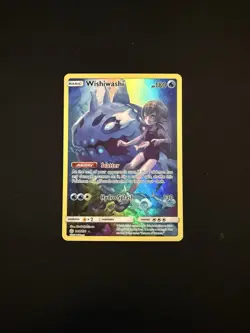 Pokemon TCG Wishiwashi (Secret) 240/236 Sm-Cosmic Eclipse Holo - Illustration - Image 2