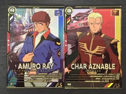 LX04-082 086 Amuro Ray/Char Aznable Gundam Arsenal Base Card - Image 1