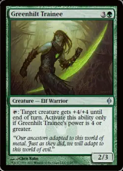Greenhilt Trainee - Foil x1 - New Phyrexia - NM-Mint, English - New Phyrexia - Image 1