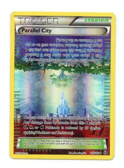 Parallel City 145/162 Uncommon Reverse Holo XY - BREAKthrough Pokemon HP - Image 1