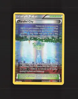 Parallel City 145/162 Breakthrough Full Art Holo Rare Holo Pokemon Card LP - Image 1