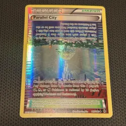 Parallel City 145/162 XY Breakthrough Reverse Holo Pokemon TCG Card *LP* - Image 1