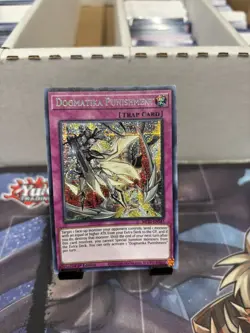 Yu-Gi-Oh! Dogmatika Punishment 1st Ed. MP21-EN147 Prism. Secret Rare NM/LP x1 - Image 1