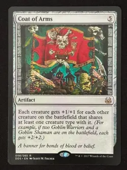 1x MTG Coat of Arms - Duel Decks: Mind vs. Might (DDS) #58 - Magic the Gathering - Image 1