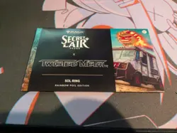 MTG Secret Lair Promo x Playstation: Twisted Metal Sol Ring Rainbow foil - Image 1